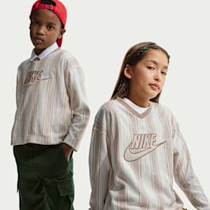 Nike Sportswear Collection Big Kids' Long-Sleeve Mesh Jersey. Nike.com